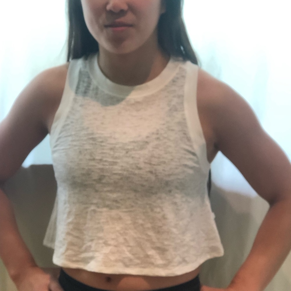 Lulu lemon sleeveless crop top